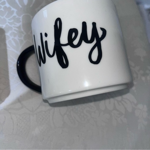 White Mug with Black 'Hubby' Text - Picture 3 of 3